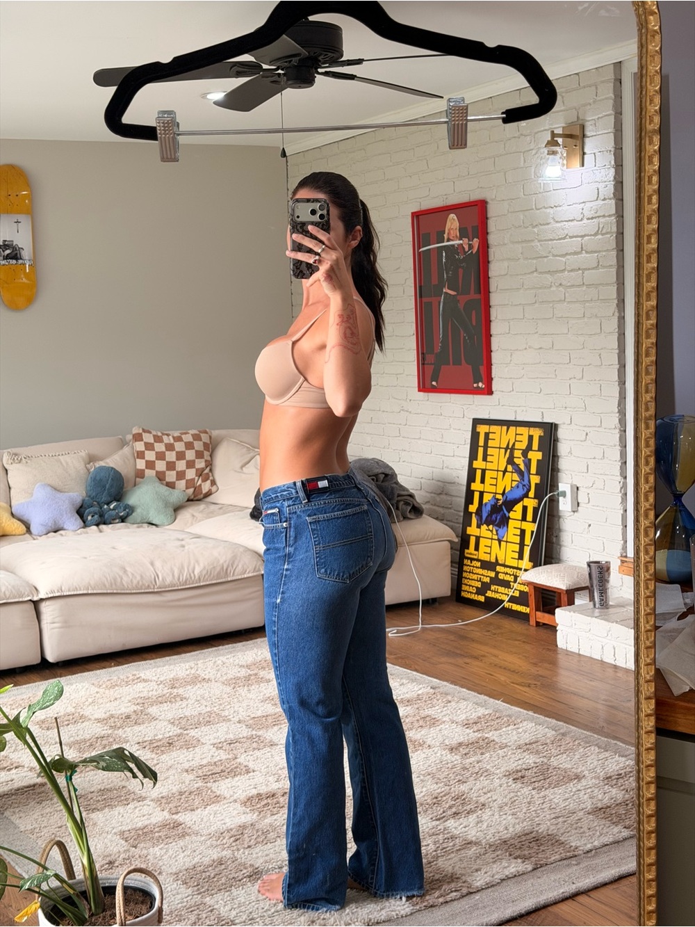 Vintage Tommy Jeans Y2K Low-Rise Flare Jeans Size 13